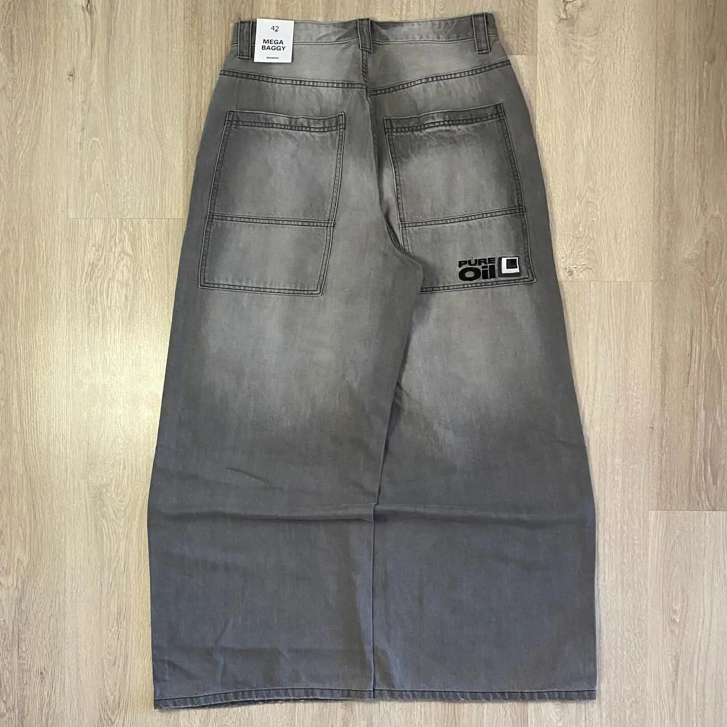 Printed Baggy Jeans