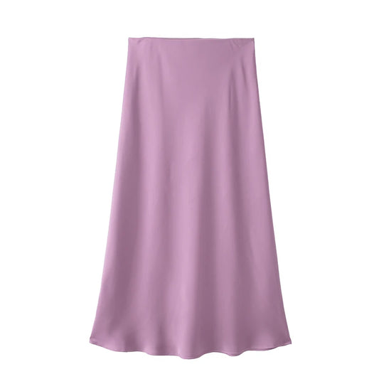 High Waist Midi Skirt