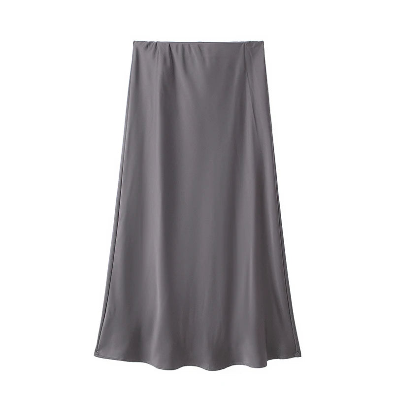 High Waist Midi Skirt