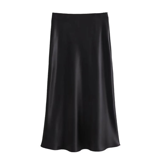 High Waist Midi Skirt