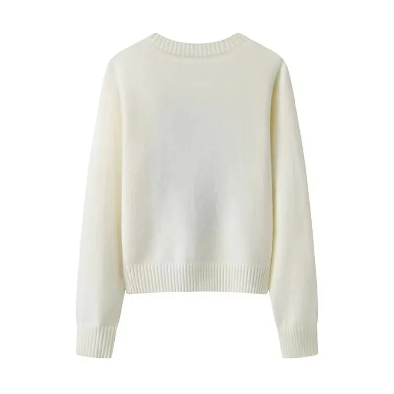 Crochet Bear Knit Sweater