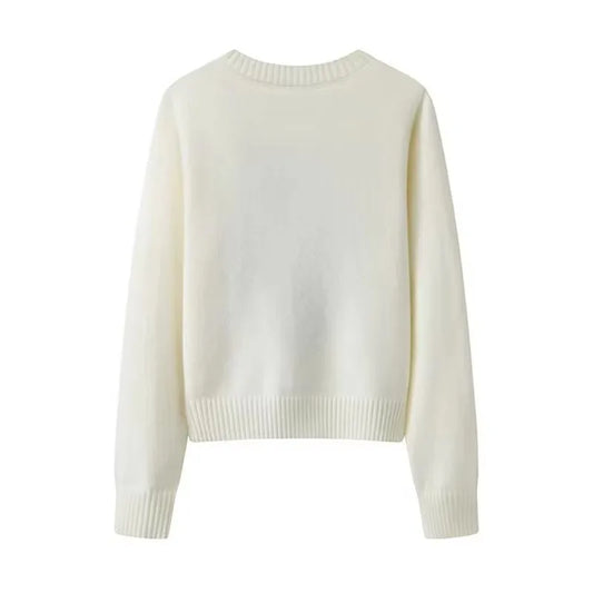 Crochet Bear Knit Sweater