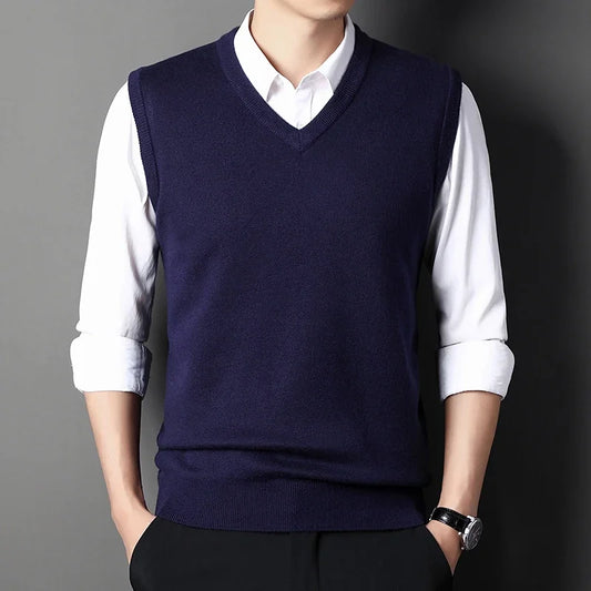 V-neck Knit Vest