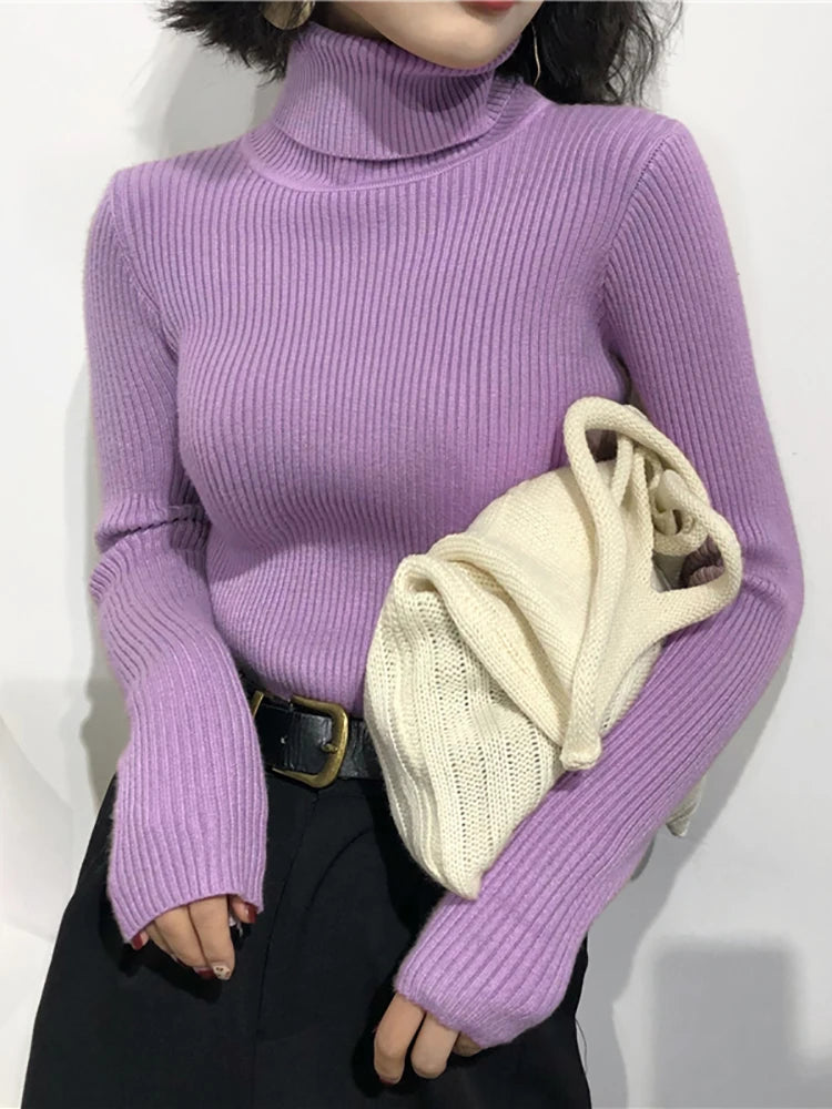 Turtleneck Knitted Sweater